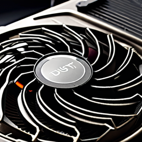 **

A close-up of a dusty graphics card fan and heatsink, with emphasis on the dust accumulation blocking airflow. The overall impression should be neglect and poor cooling.

**