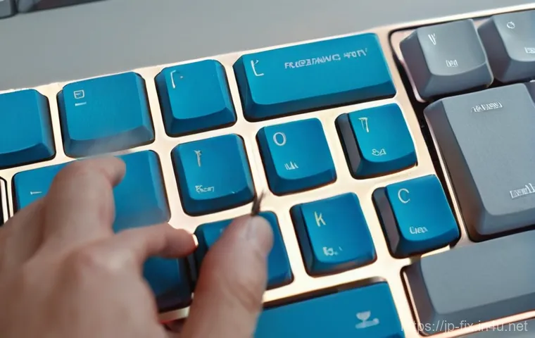 키보드나 마우스가 인식되지 않을 때 해결법 - A close-up shot of hands carefully replacing the AA batteries in a sleek, modern, ergonomic wireless...